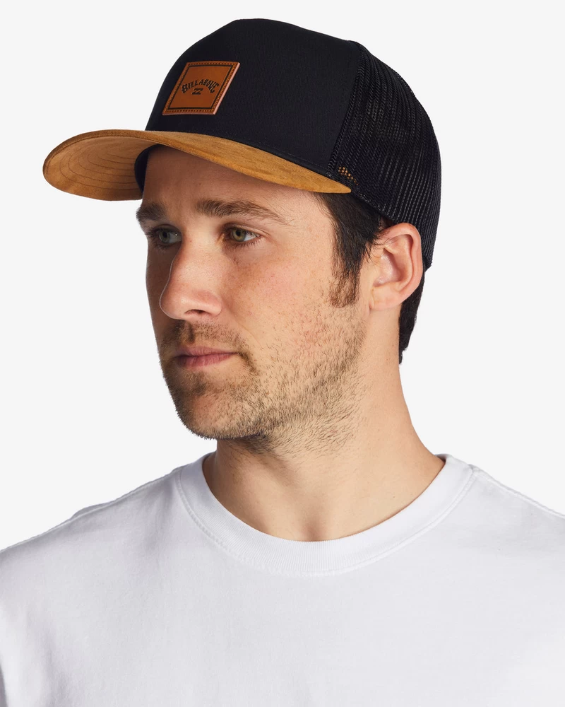 Billabong Stacked Trucker Hat - Black/Tan