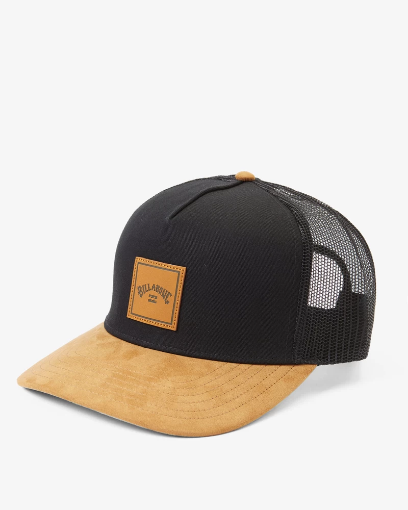 Billabong Stacked Trucker Hat - Black/Tan
