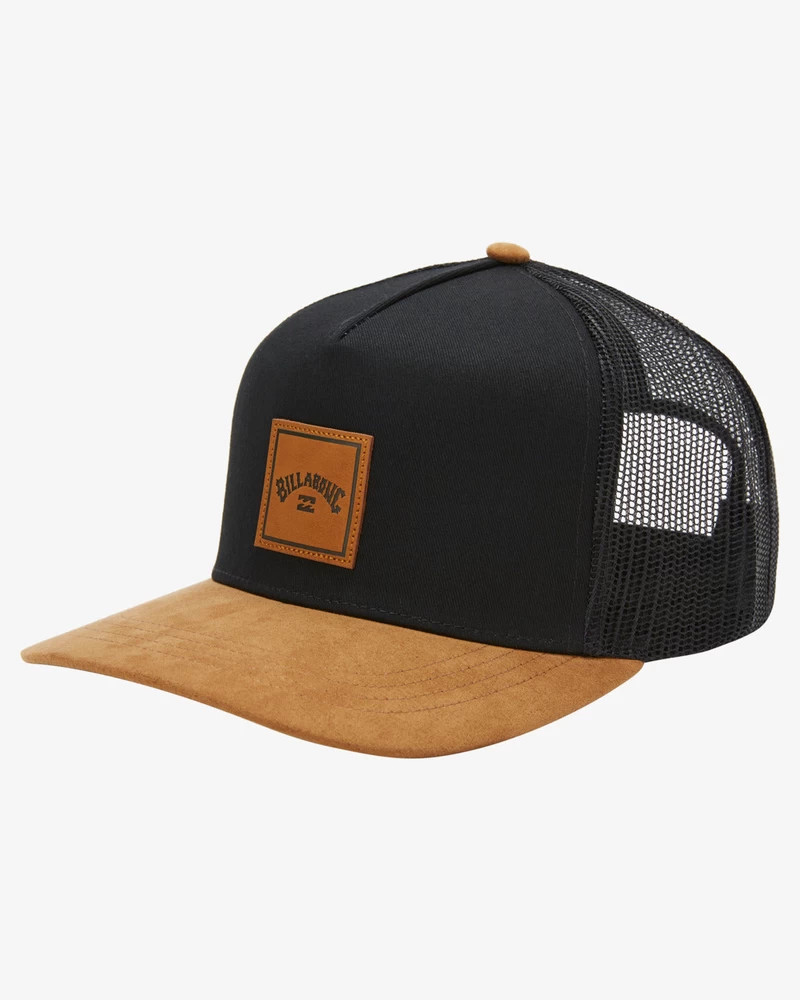 Billabong Stacked Trucker Hat - Black/Tan