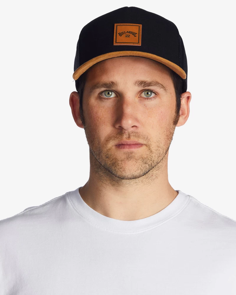 Billabong Stacked Trucker Hat - Black/Tan