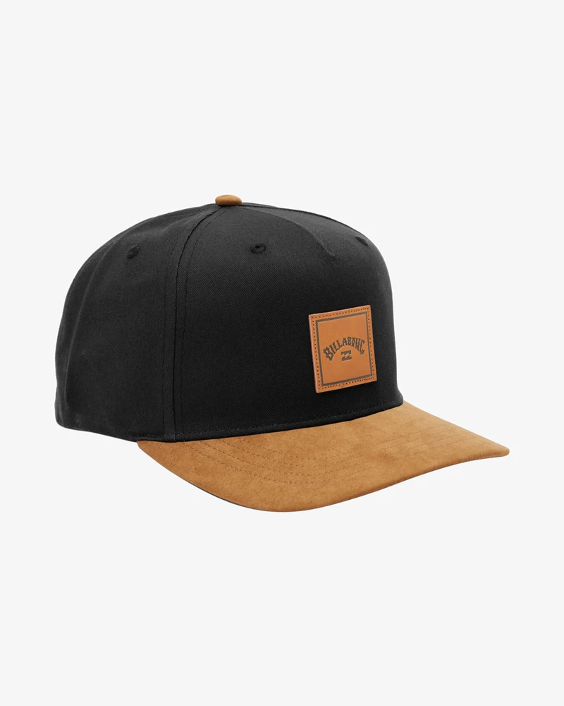 Chapéu Snapback Empilhado Billabong - Preto/tan