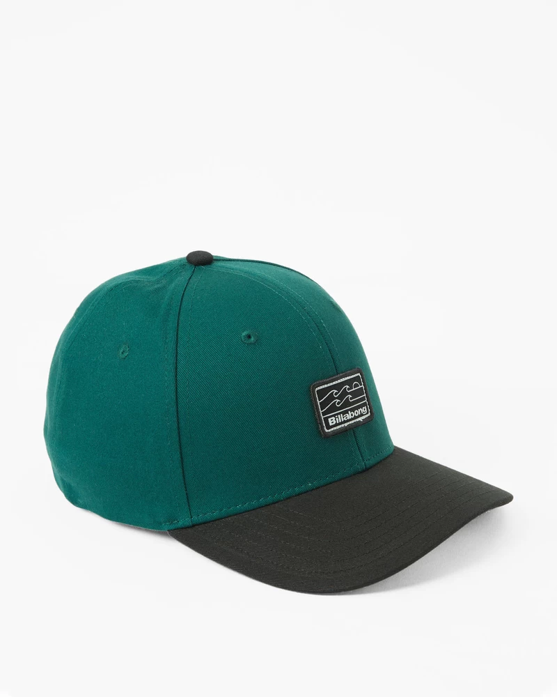 قبعة Billabong ذات جدار Snapback - أزرق مخضر عميق