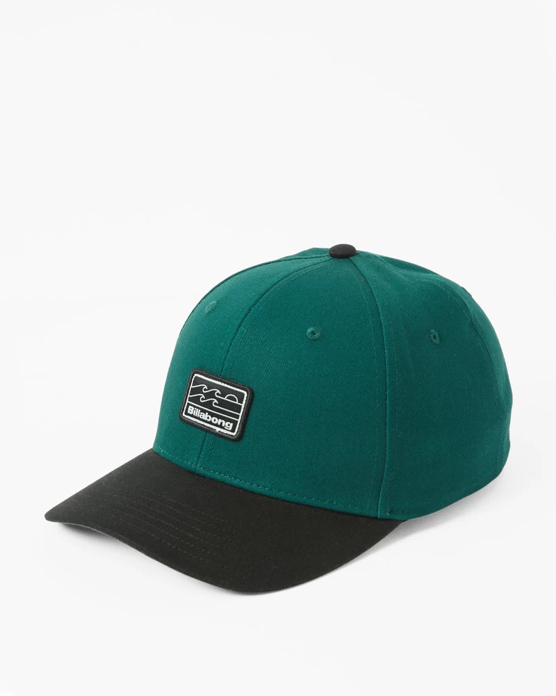 قبعة Billabong ذات جدار Snapback - أزرق مخضر عميق