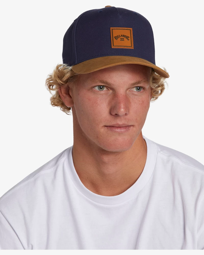 Billabong Stacked Snapback Hat - Navy Blue