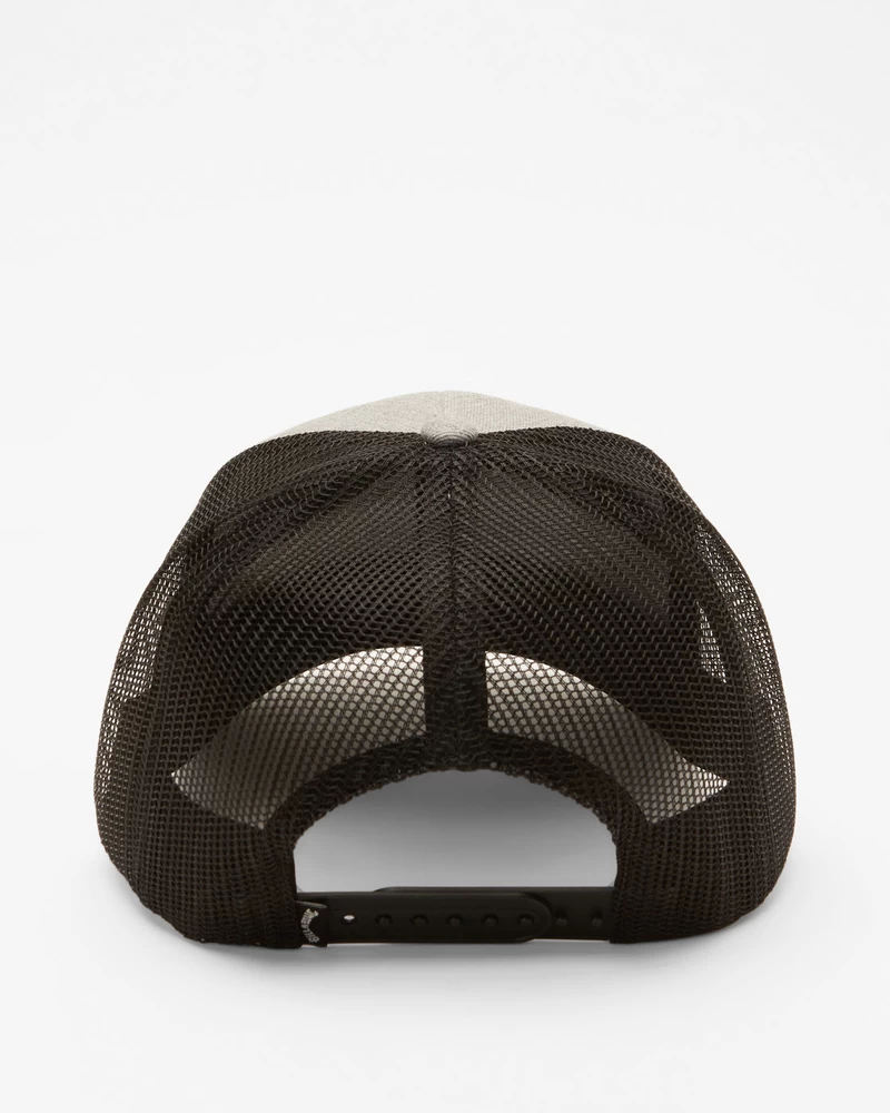 Billabong Walled Trucker Hat - Grey Black