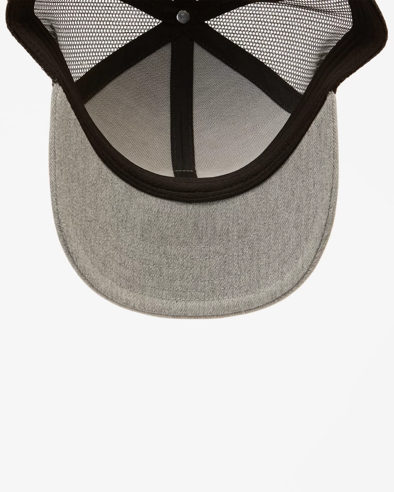 Billabong Walled Trucker Hat - Grey Black