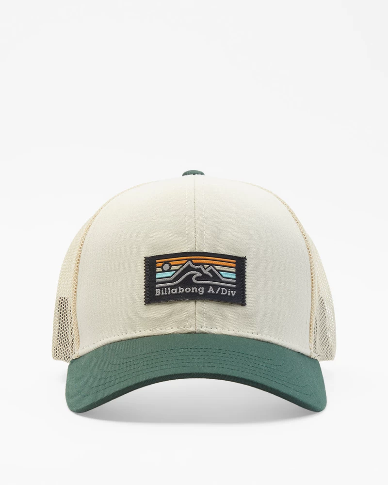 قبعة سائق الشاحنة المسورة من Billabong A/Div - غابة داكنة