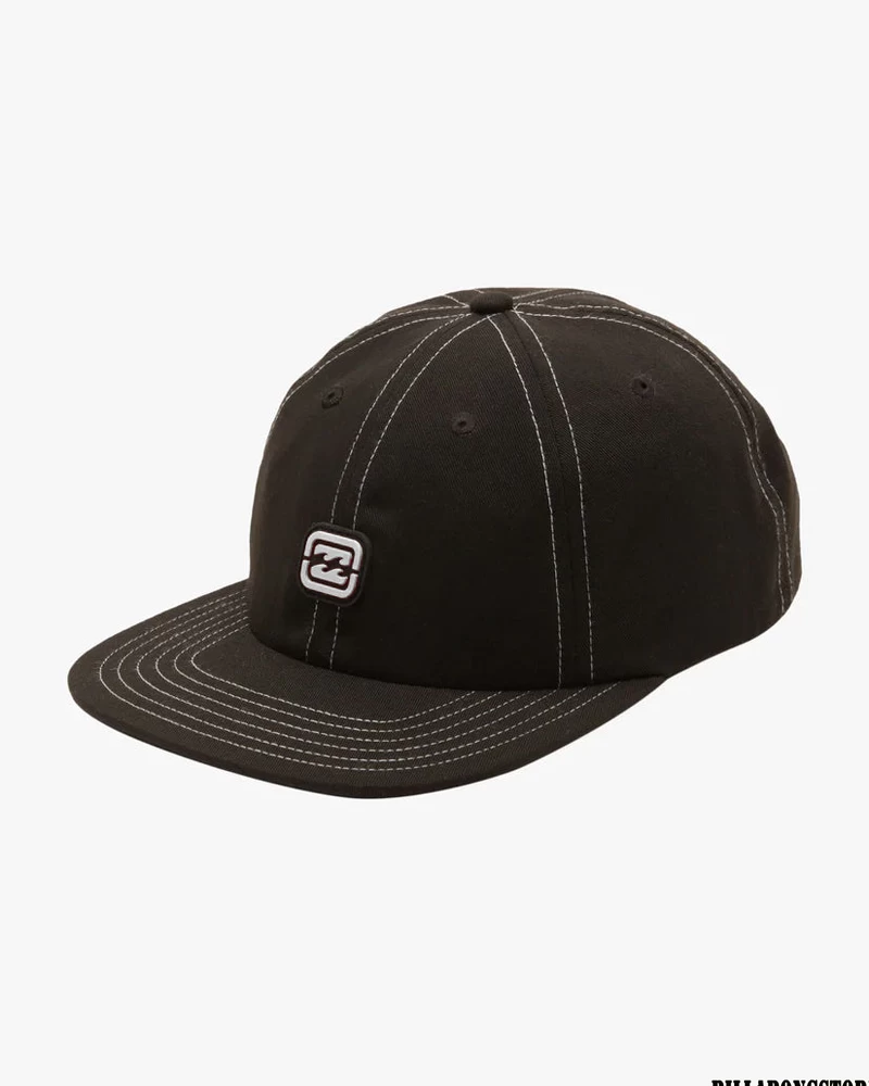 قبعة Billabong ذات قوس مموج Snapback - أسود