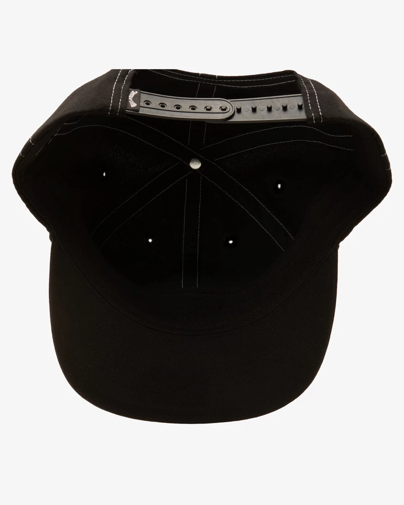 قبعة Billabong ذات قوس مموج Snapback - أسود