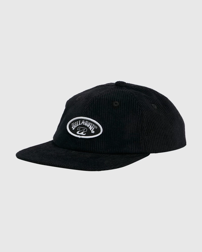 Billabong Base Snapback Hat - Black Corduroy