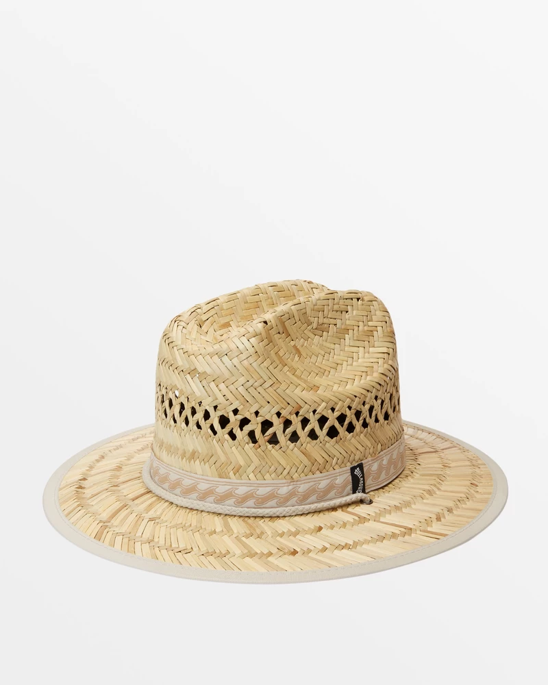 Billabong Mid Tides Lifeguard Straw Hat - Cream
