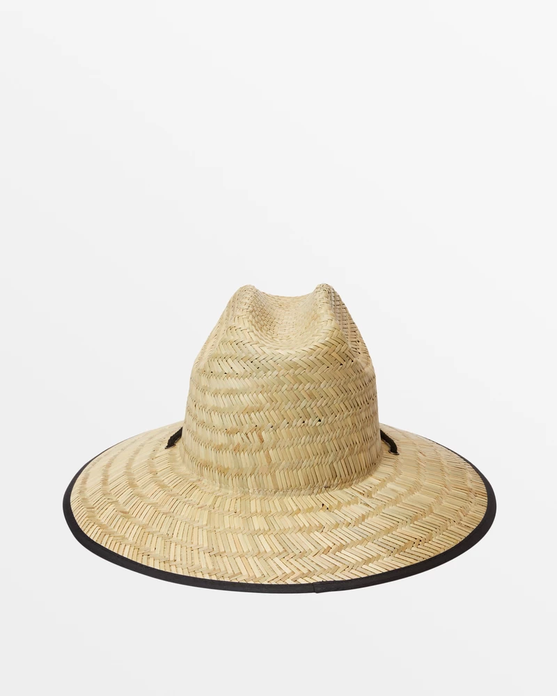 Billabong Tides Patch Lifeguard Straw Hat - Black