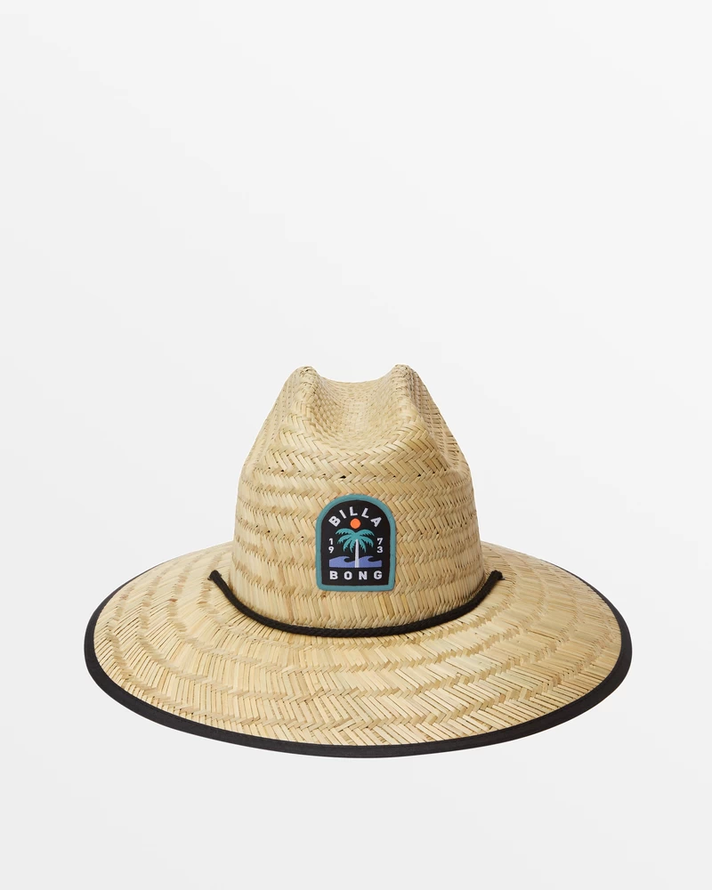 Billabong Tides Patch Lifeguard Straw Hat - Black
