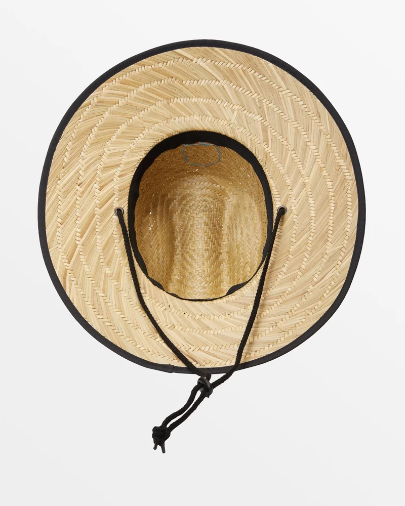 Billabong Tides Patch Lifeguard Straw Hat - Black