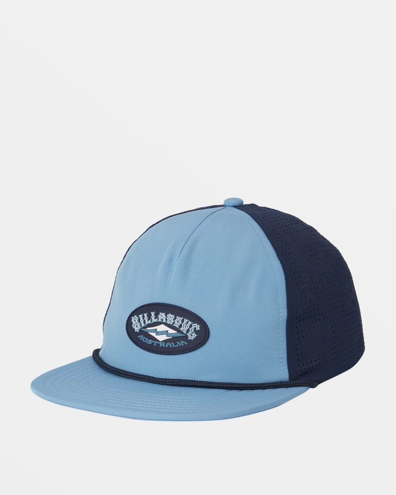 Billabong Crest Truckerpet - Gewassen Blauw