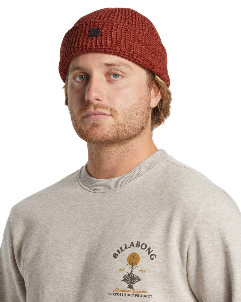 Billabong Adventure Division Barrow Cuff Beanie - Sangria