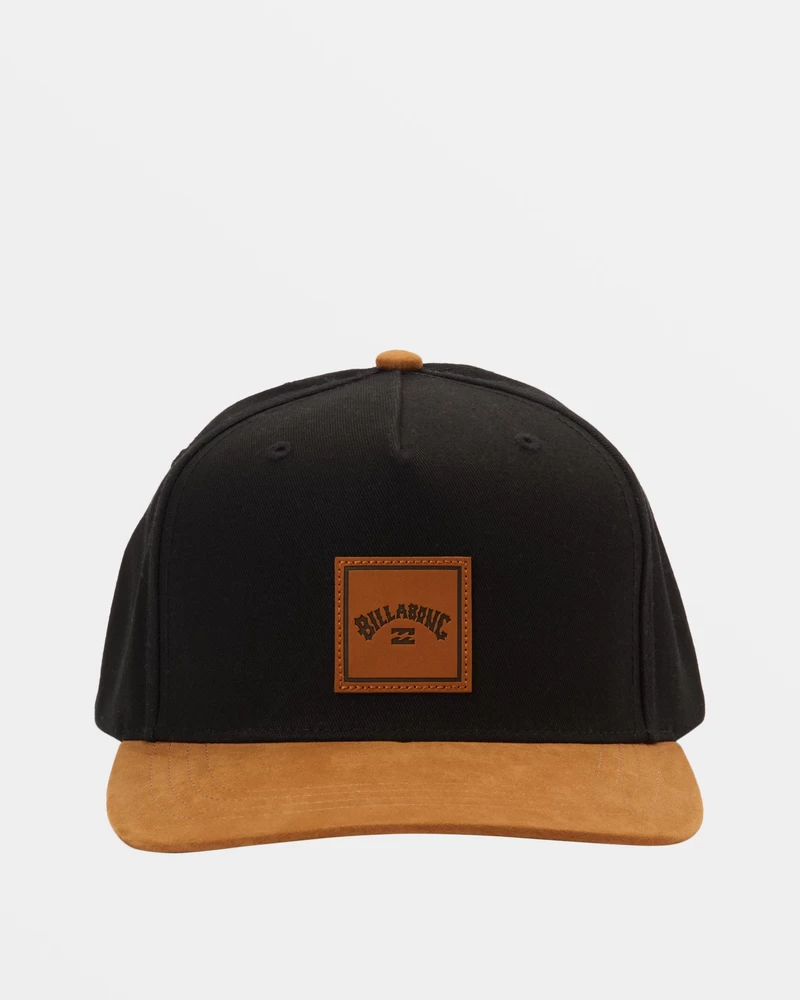 Billabong Stacked Snapback Hat - Black/Tan