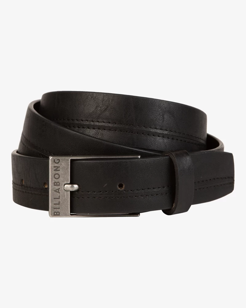Billabong Dimension Faux Leather Belt - Black