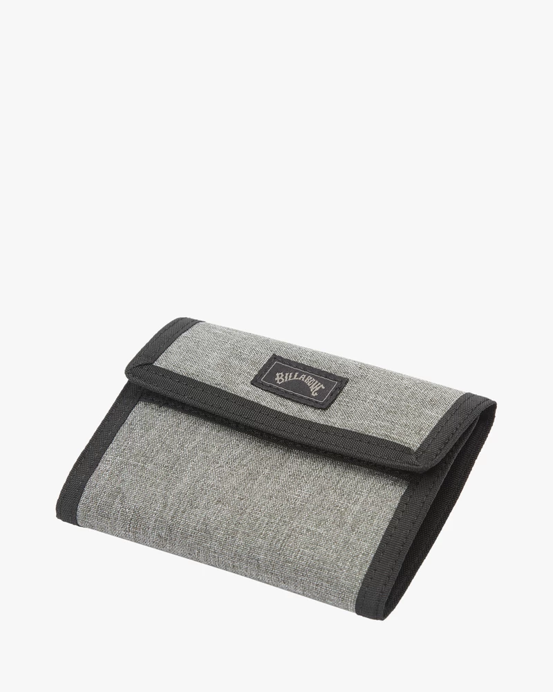 Billabong Tribong Lite Tri-Fold Wallet - Grey Heather