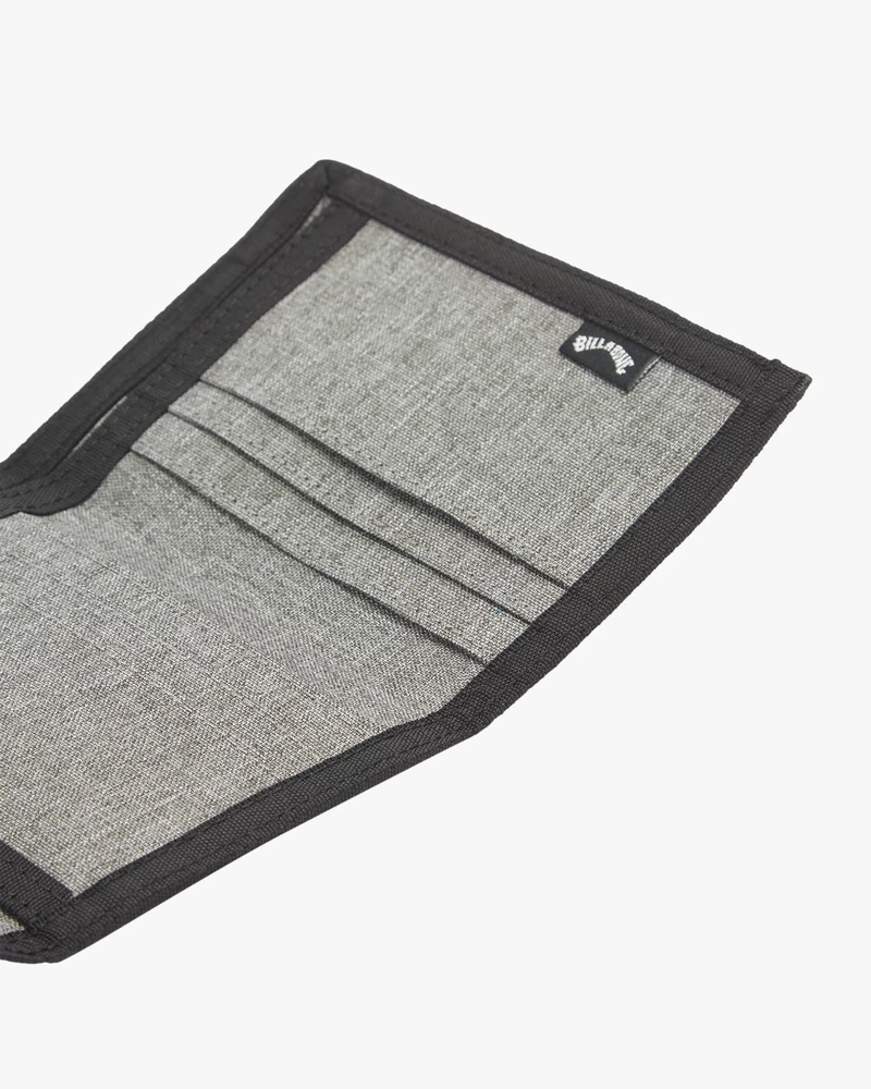 Billabong Tribong Lite Tri-Fold Wallet - Grey Heather