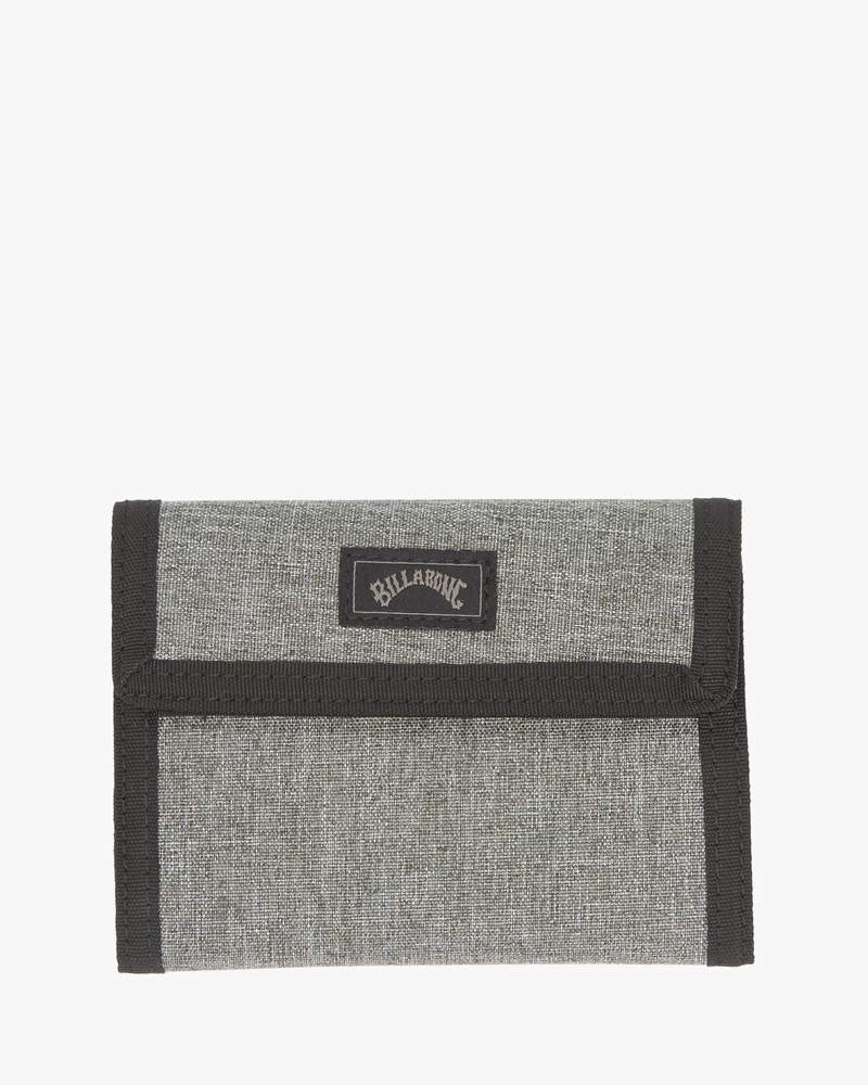 Billabong Tribong Lite Tri-Fold Wallet - Grey Heather