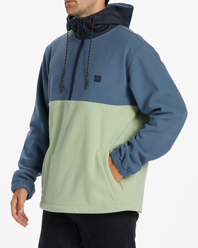 Billabong A/Div Boundary Hooded Half-Zip Pullover - North Sea