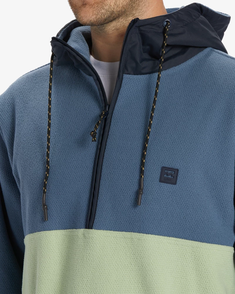 Billabong A/Div Boundary Hooded Half-Zip Pullover - North Sea