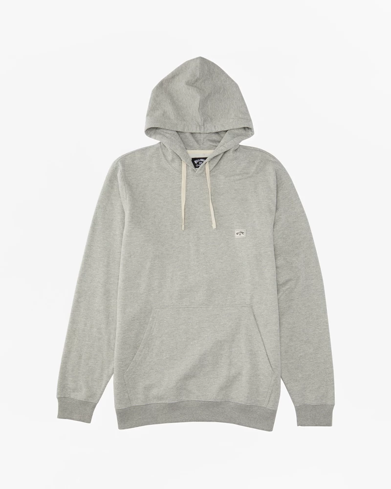 Billabong All Day Pullover Hoodie - Light Grey Heather
