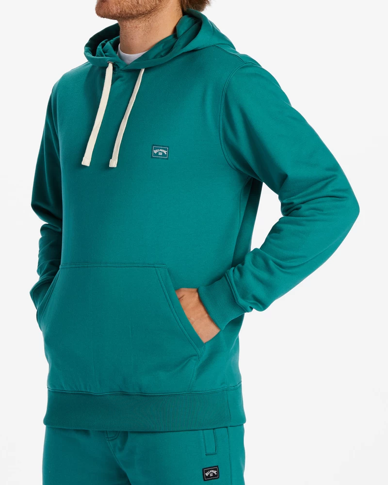 Billabong All Day Organic Pullover Hoodie - Pacific