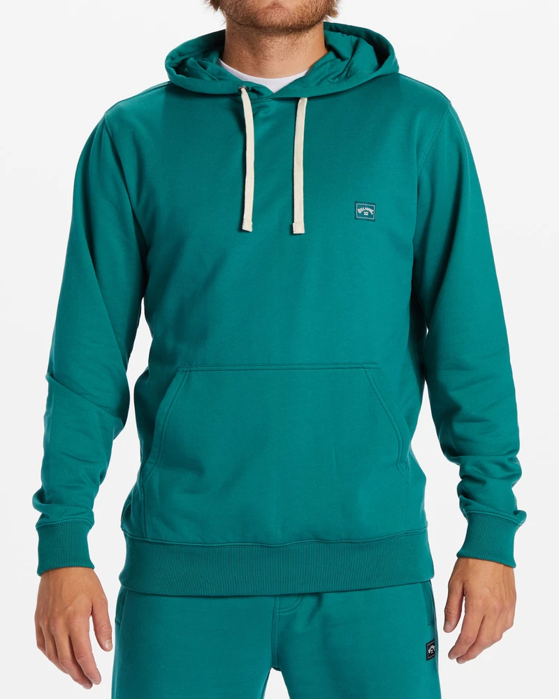 Billabong All Day Organic Pullover Hoodie - Pacific