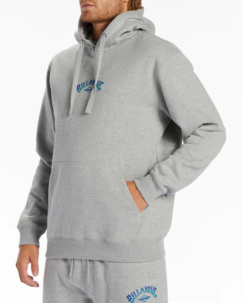 Billabong Core Arch Hoodie - Light Grey Heather