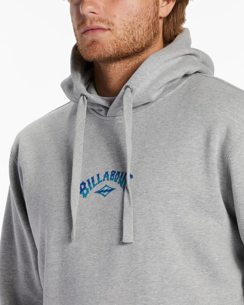 Billabong Core Arch Hoodie - Light Grey Heather