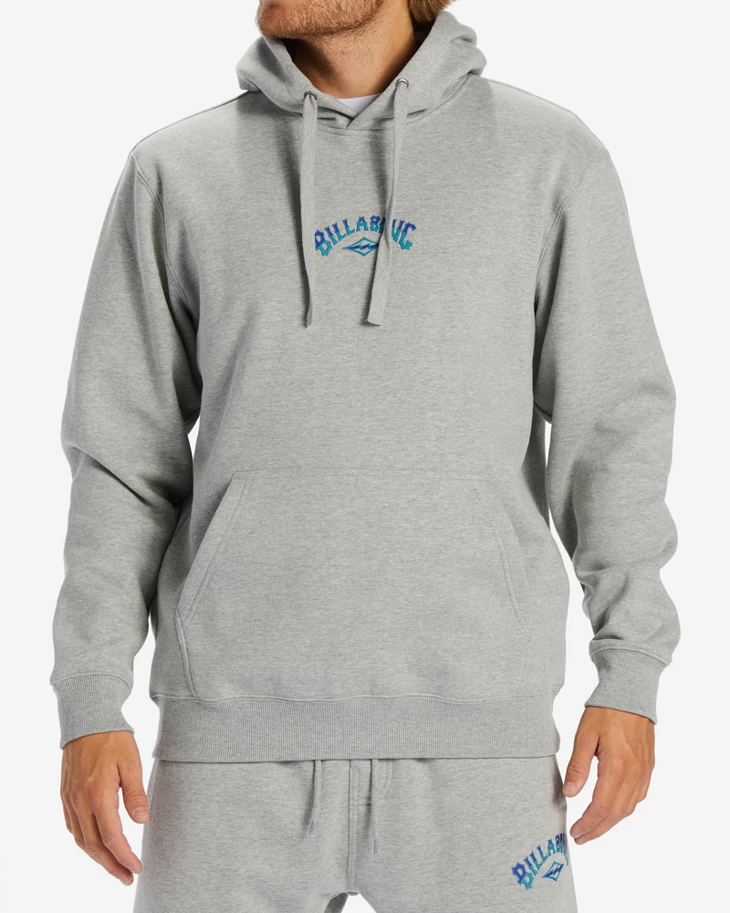 Billabong Core Arch Hoodie - Svetlo Siva Vresa