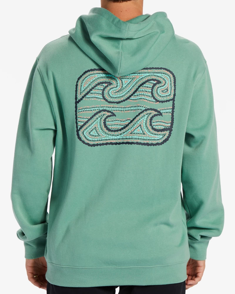 Billabong Short Sands Hoodie - Dusty Green