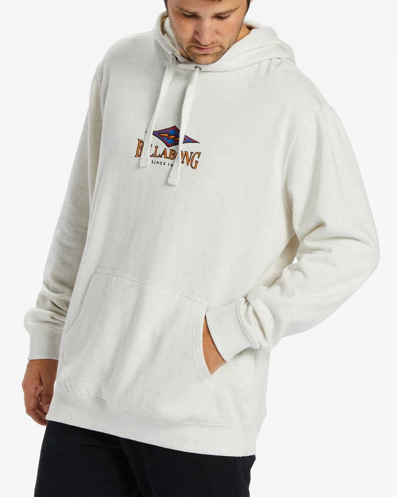 Billabong Short Sands Hoodie - Light Grey Heather