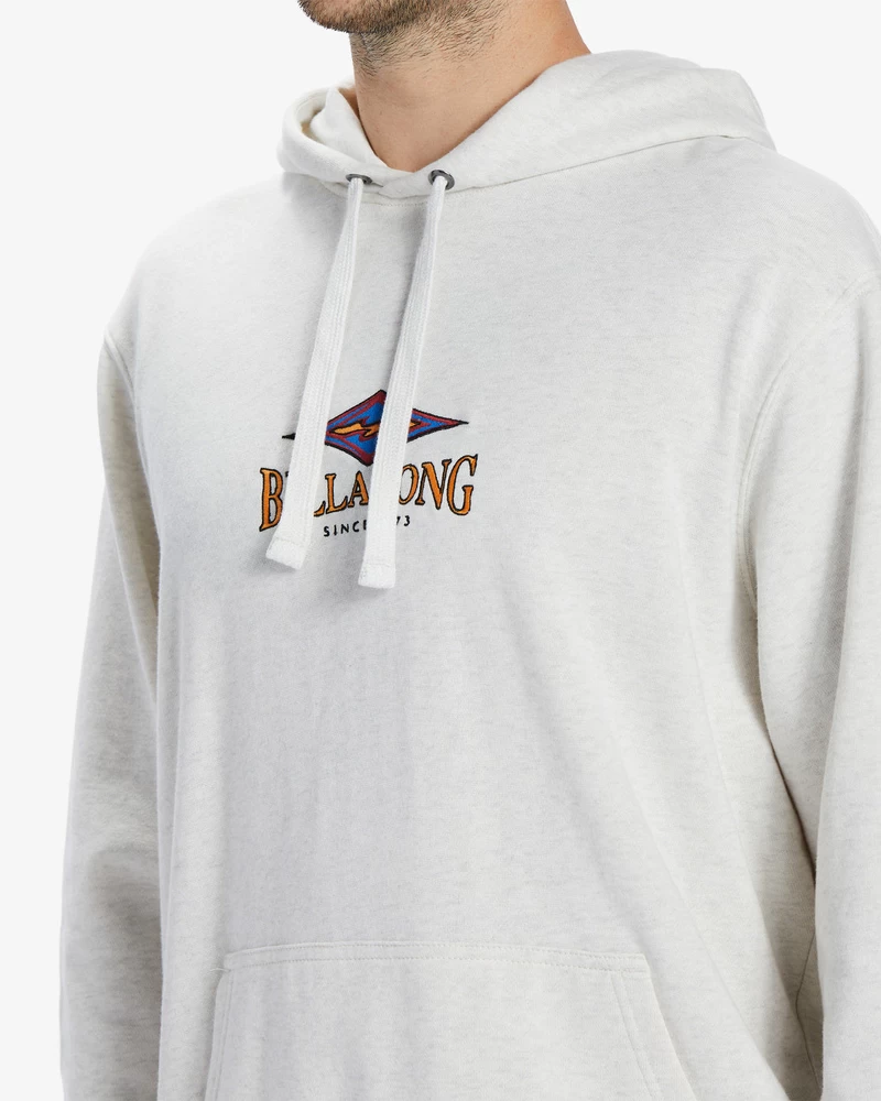Billabong Short Sands Hoodie - Light Grey Heather