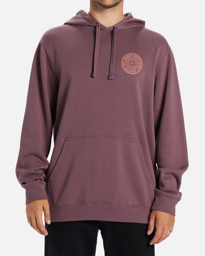 Billabong Kratek Sands Pulover S Kapuco - Vintage Vijola