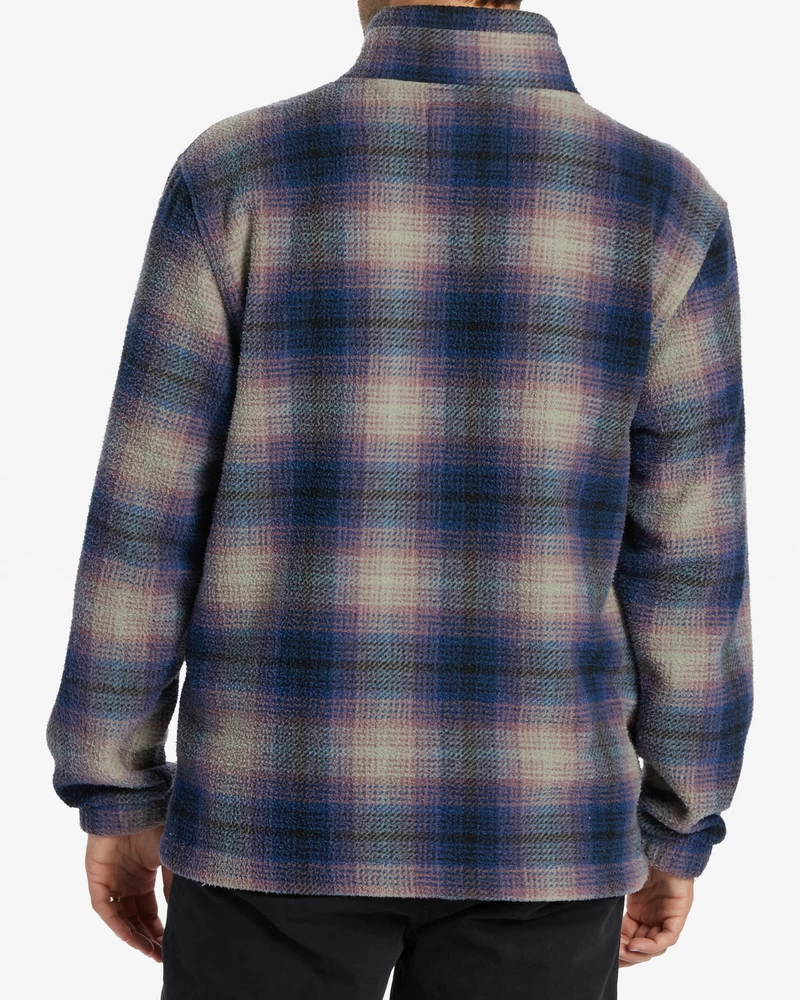 „billabong Boundary“ Vilna Su Puse Užtrauktuku Iš Kaklo – Tamsiai Mėlyna