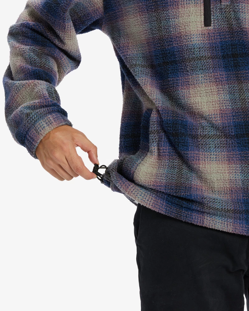 „billabong Boundary“ Vilna Su Puse Užtrauktuku Iš Kaklo – Tamsiai Mėlyna