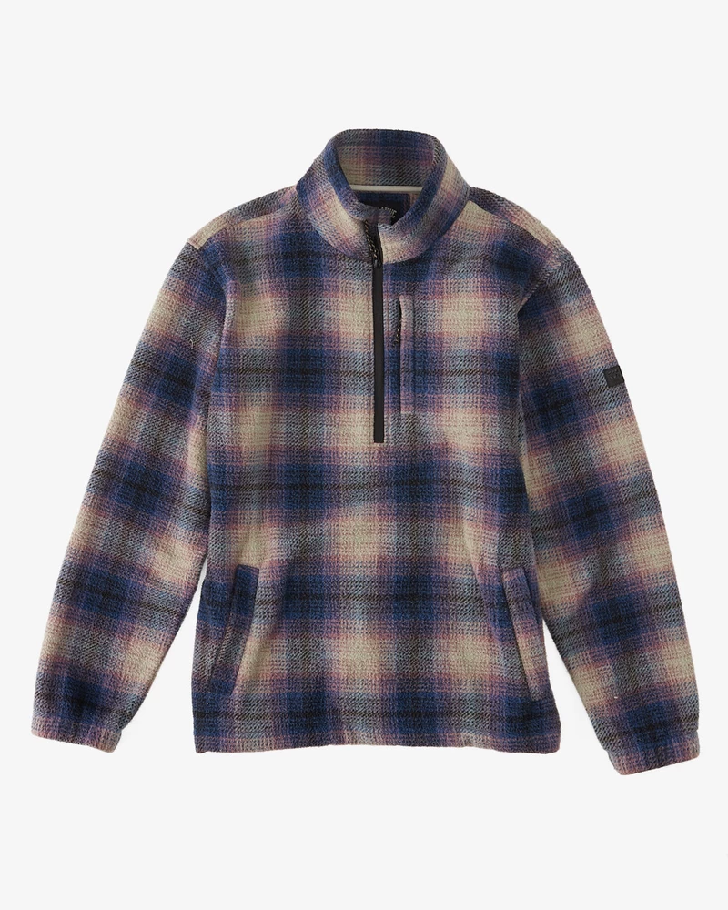 „billabong Boundary“ Vilna Su Puse Užtrauktuku Iš Kaklo – Tamsiai Mėlyna