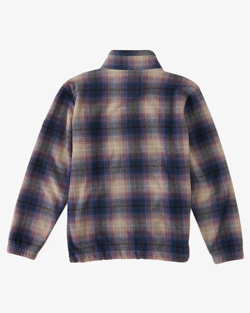 „billabong Boundary“ Vilna Su Puse Užtrauktuku Iš Kaklo – Tamsiai Mėlyna