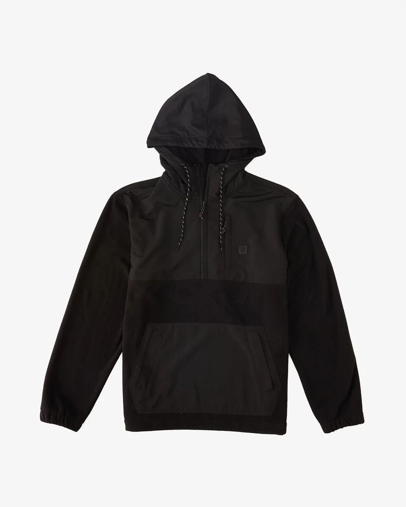 Billabong Boundary Graphene Half-Zip Fleece - Black Heather
