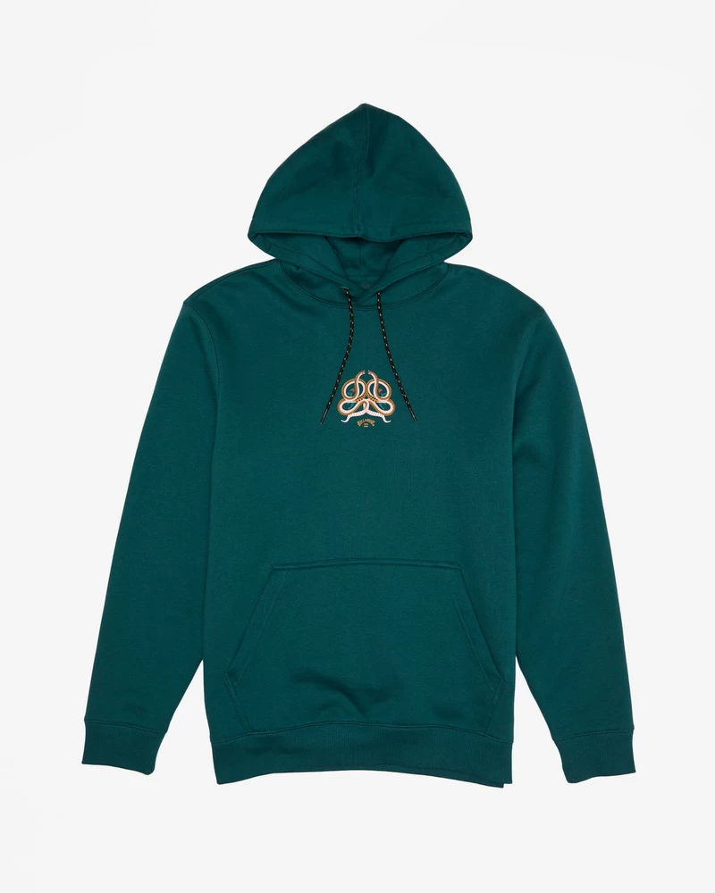 Billabong Serpientes Hoodie - βαθύ γαλαζοπράσινο