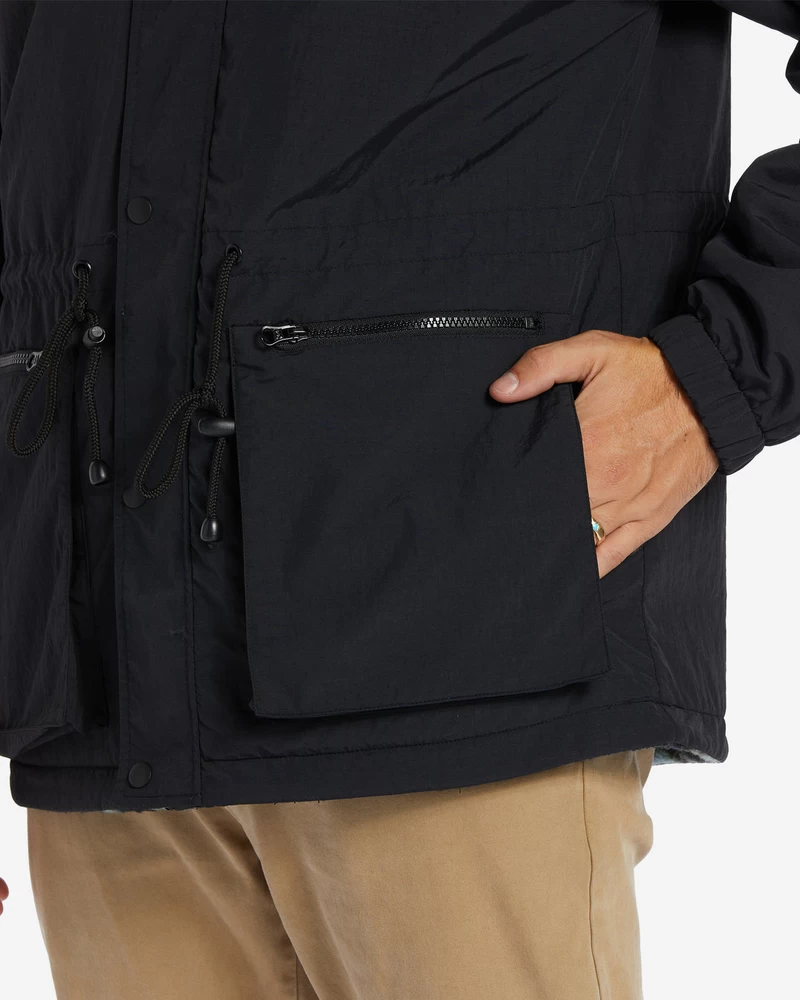 Billabong Gnaraloo Reversible Jacket - Black