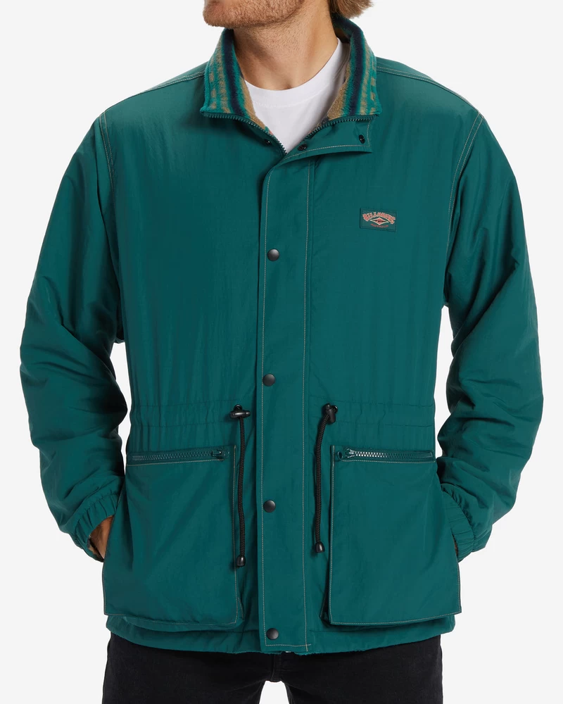Billabong Gnaraloo Reversible Jacket - Deep Teal