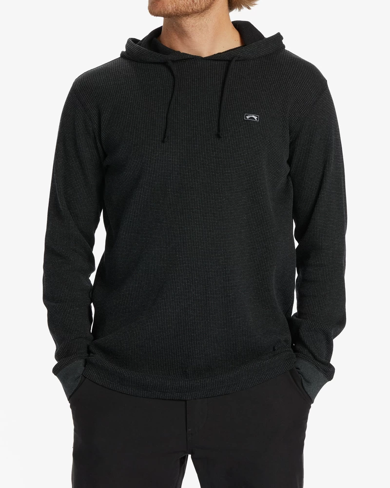 Billabong Keystone Pulover S Kapuco - črn