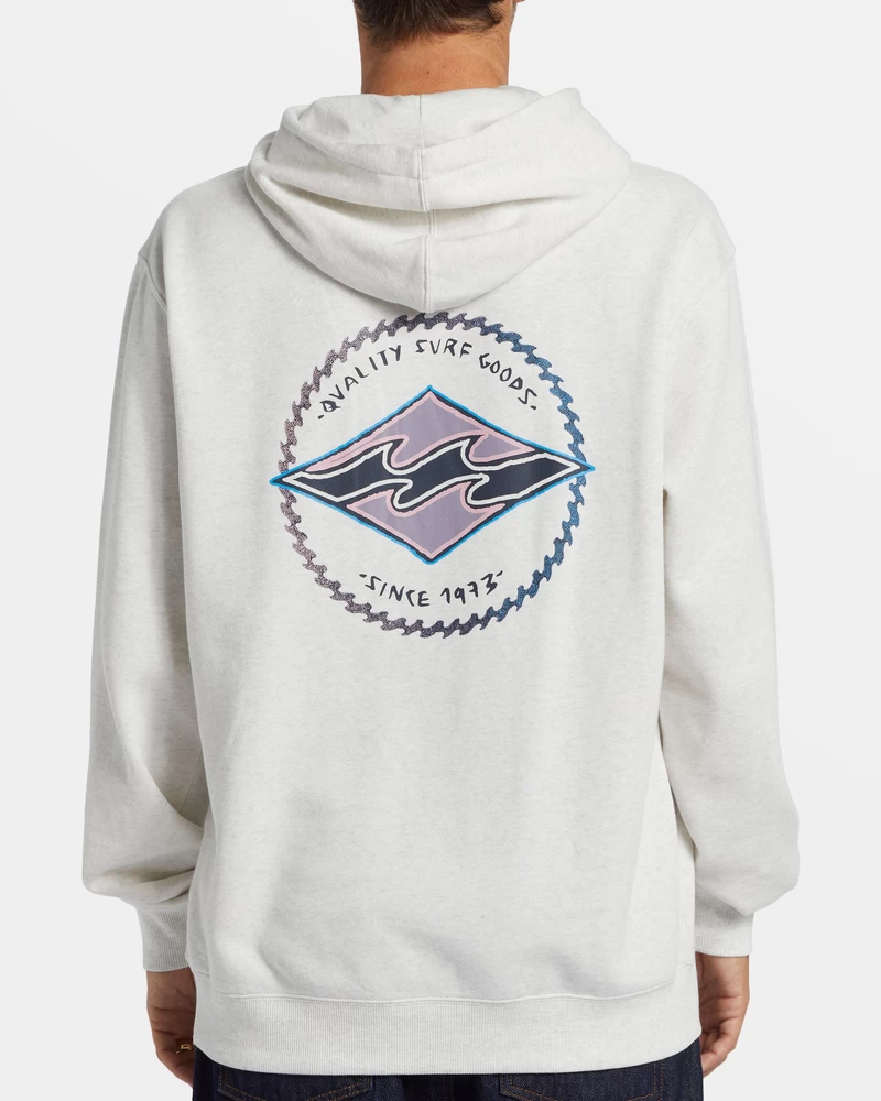 Billabong Shorebird Pullover Sweatshirt - Light Grey Heather