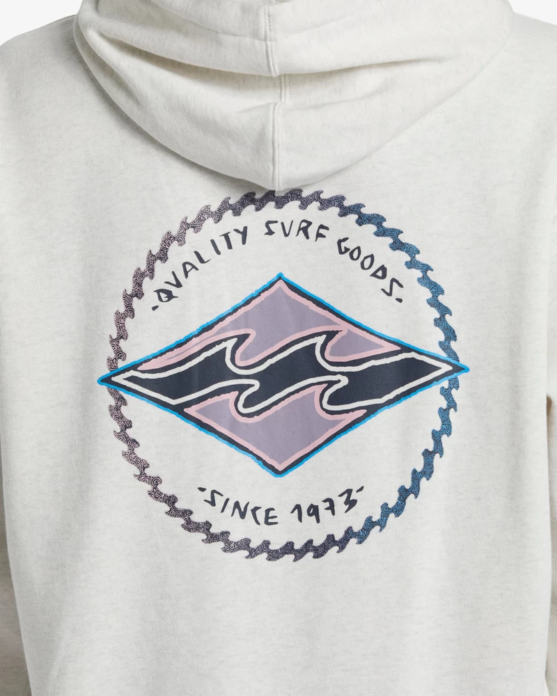 Billabong Shorebird Pullover Sweatshirt - Light Grey Heather