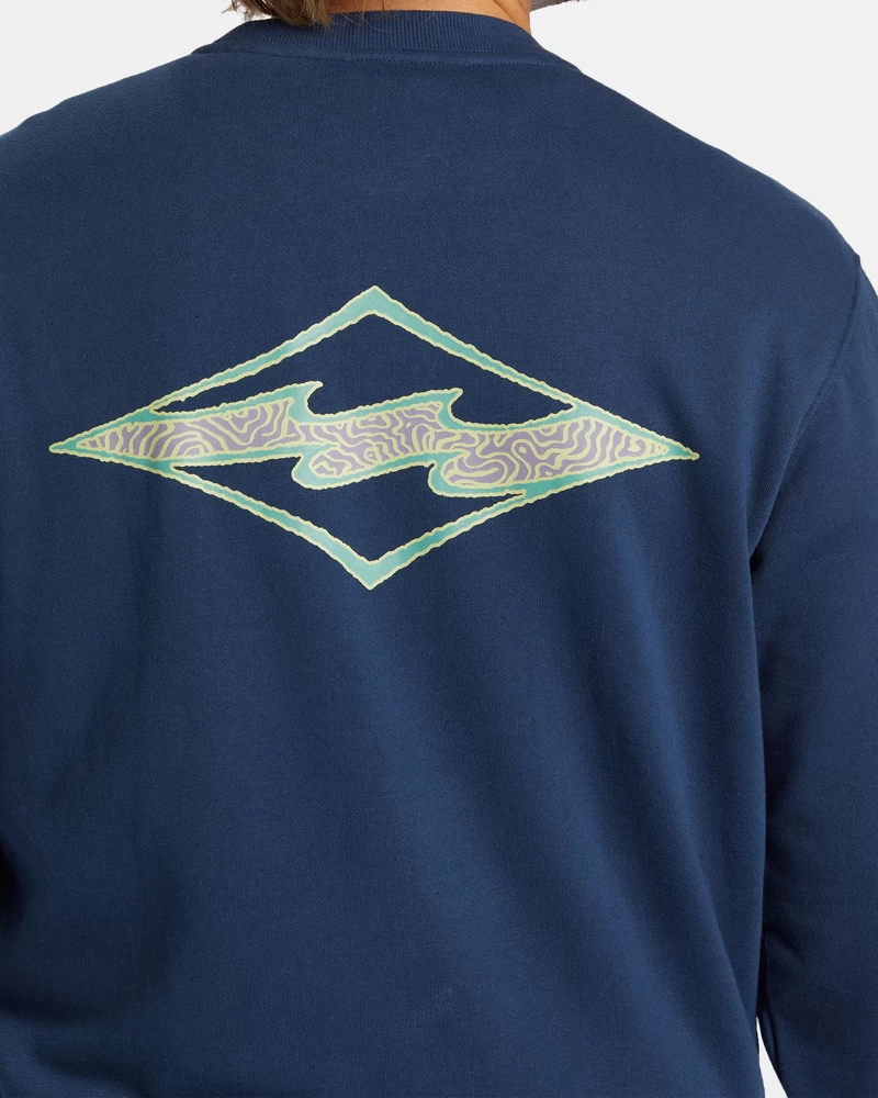 Billabong Shorebird Crew Sweatshirt - Dark Blue