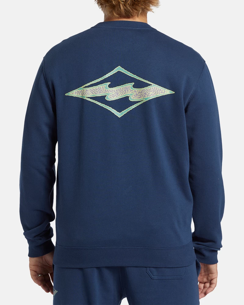 Billabong Shorebird Crew Sweatshirt - Dark Blue